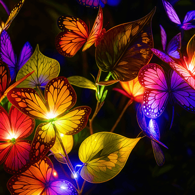 Butterfly Glow Solar Light