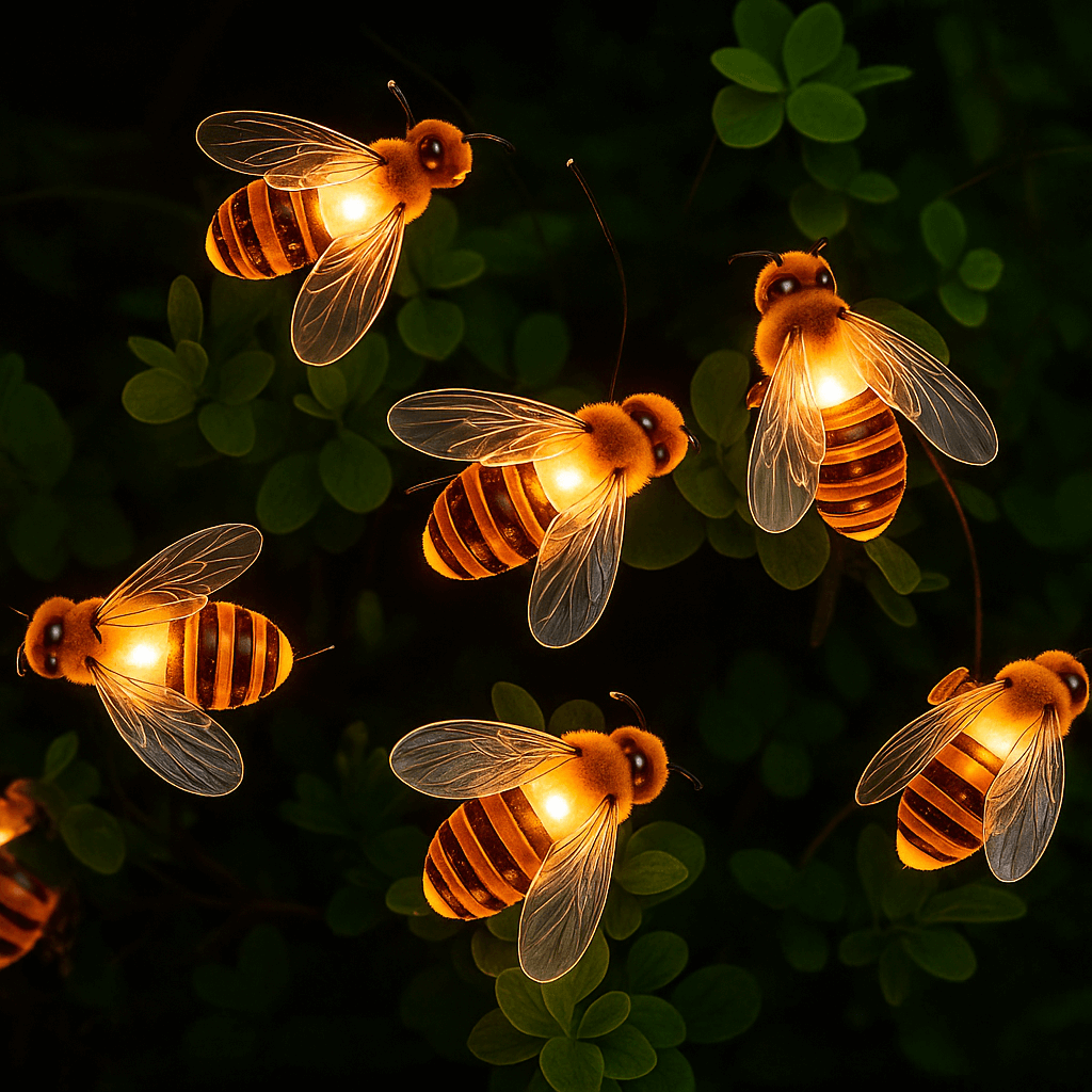 Flying Glow Bees