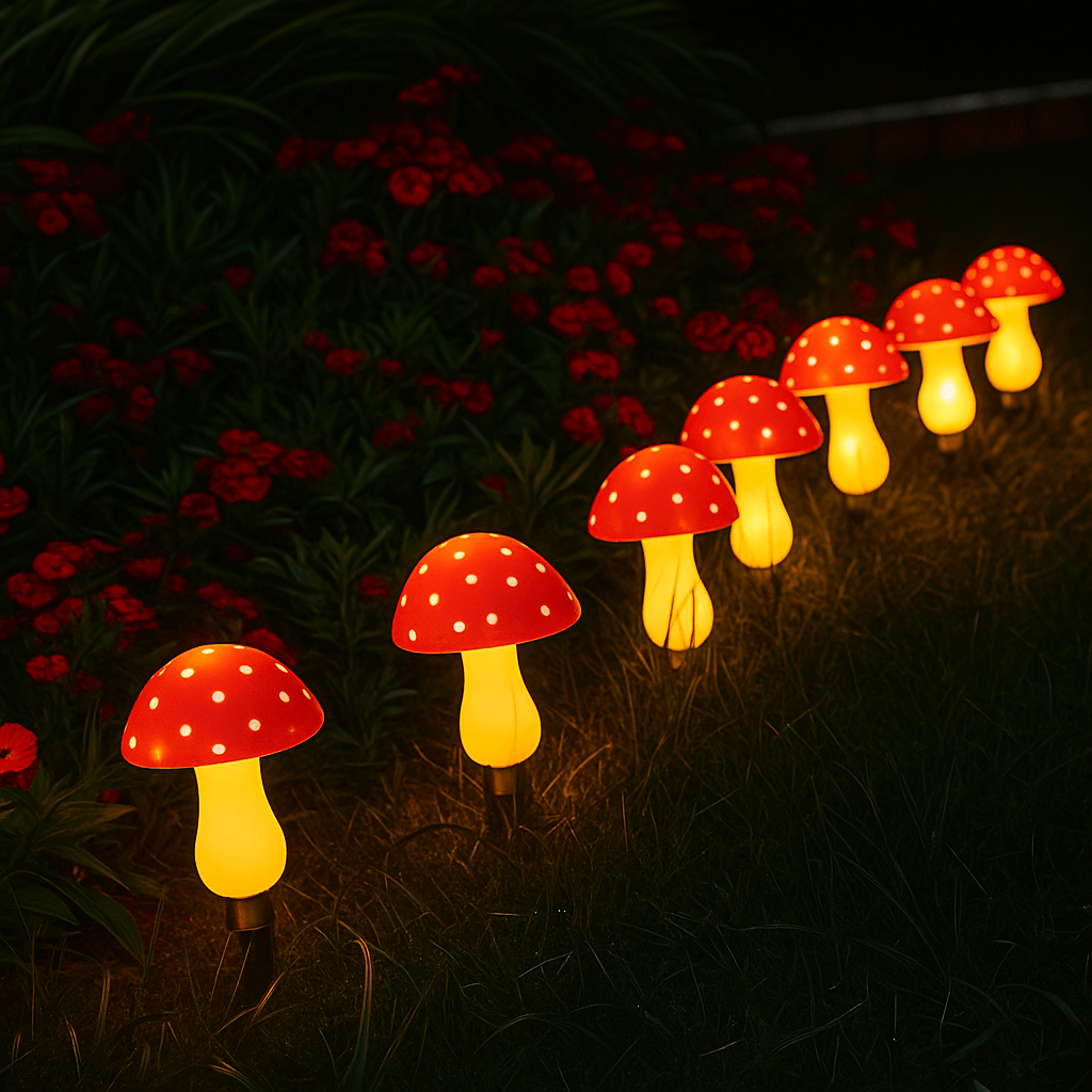 Garden Mushroom Lights