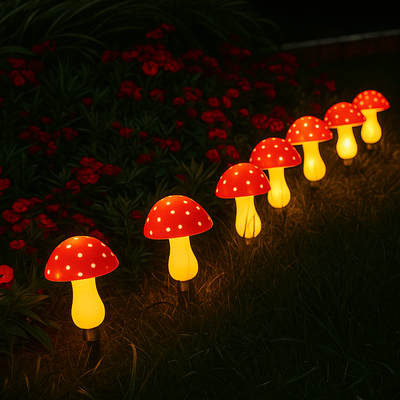 Garden Mushroom Lights