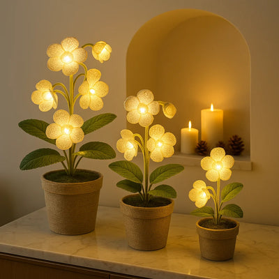 Glow Lily Crochet Lamp new 1