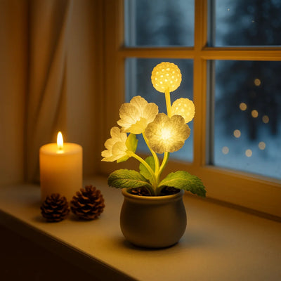 Glow Lily Crochet Lamp new 2