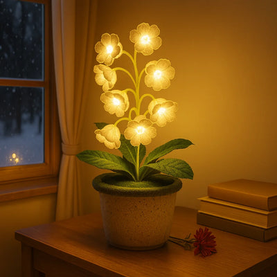Glow Lily Crochet Lamp new 4