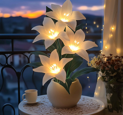 Luminous Lily Lamp