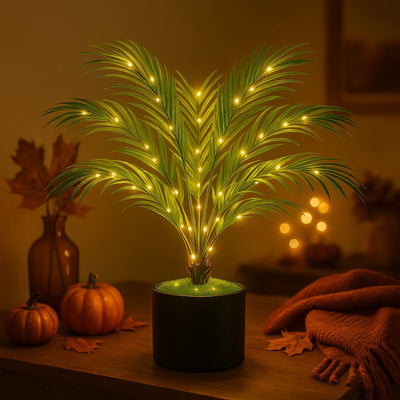 Palm Paradise Lamp circle menu Lux