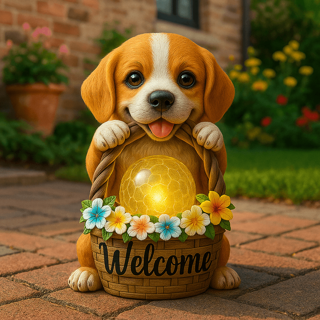 Puppy Welcome Lantern