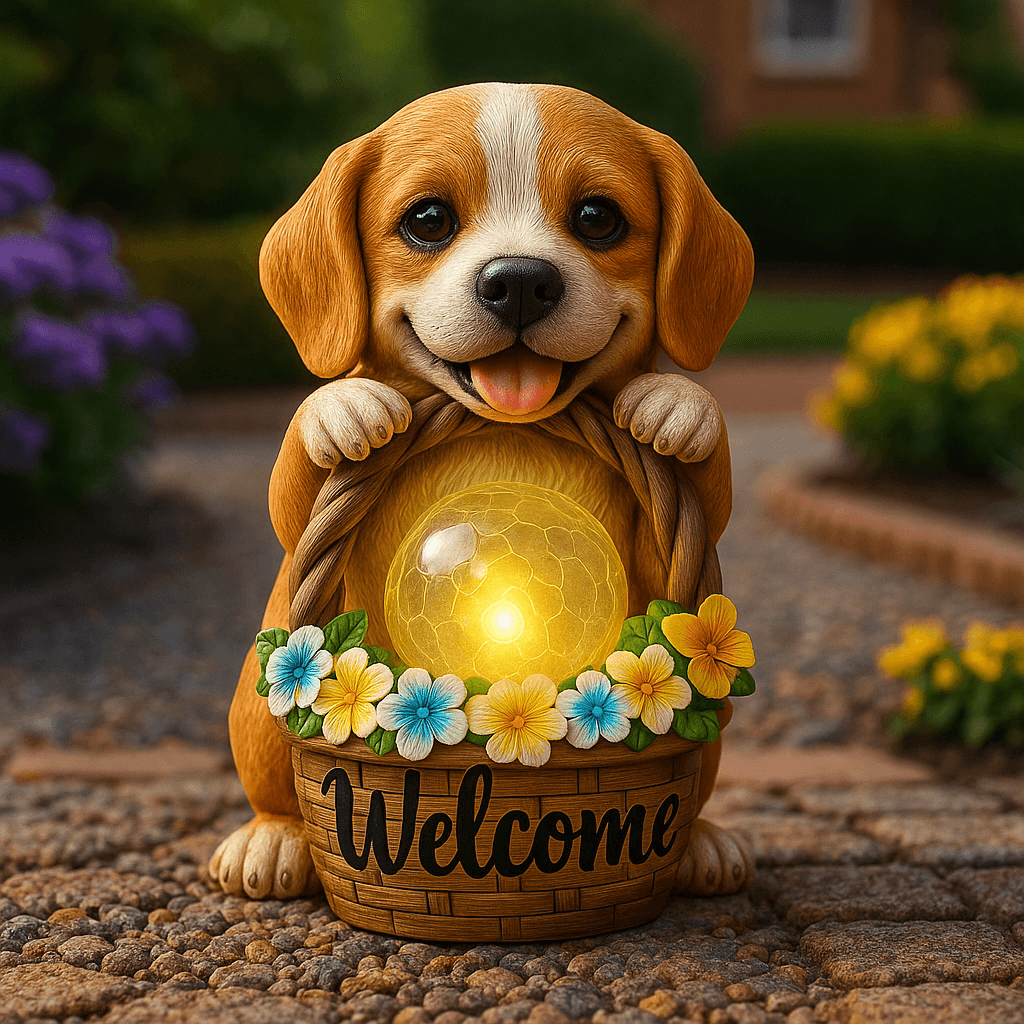 Puppy Welcome Lantern