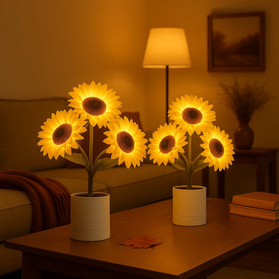 Shimmering Sunflower Lamp 4